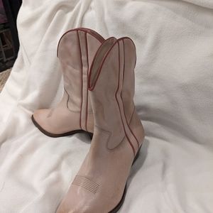 Borderline Free People size 38.5 pinkish cream new without tags